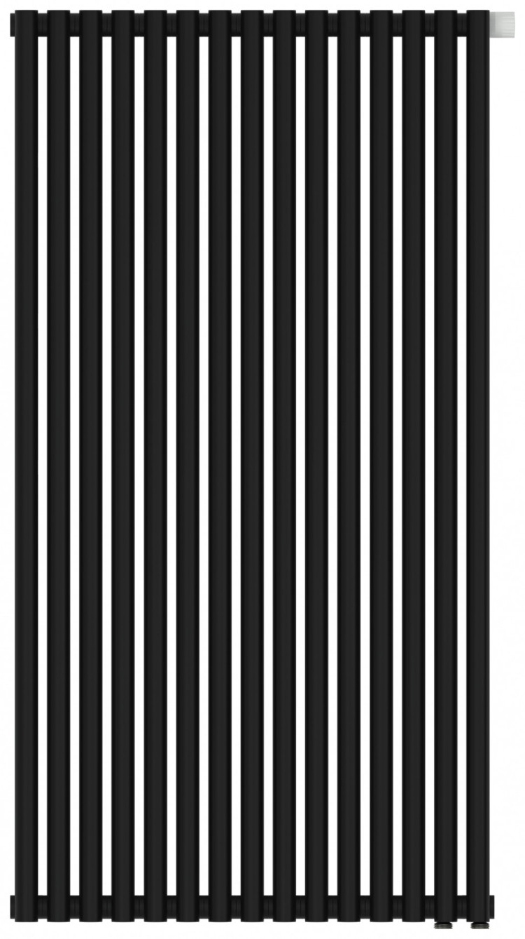 Отопительный радиатор Сунержа Эстет-00 EU50 1200х675 15 секций Матовый чёрный