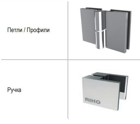 Душевая дверь в нишу Riho Scandic Mistral M102 100x200