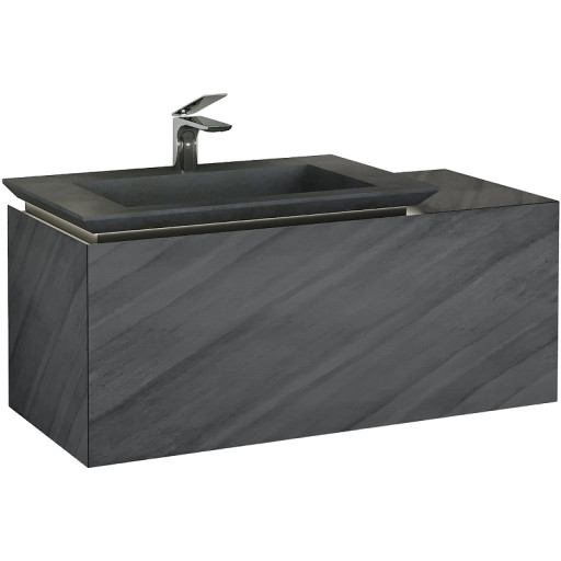 Тумба Incline 110 подвесная Бетон