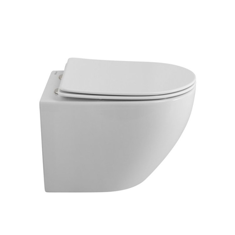 Чаша унитаза подвесного безободкового, смыв TORNADO Cezares BB046CH-TOR