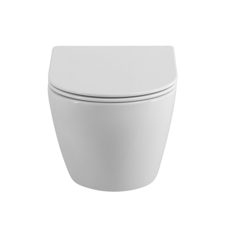 Чаша унитаза подвесного безободкового, смыв TORNADO Cezares BB046CH-TOR