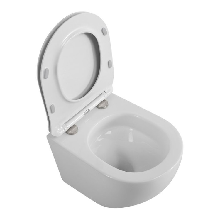 Чаша унитаза подвесного безободкового, смыв TORNADO Cezares BB046CH-TOR