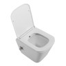 Унитаз подвесной с сиденьем и креплением с функцией биде и смесителем BelBagno BB3103CHR-BS/SC