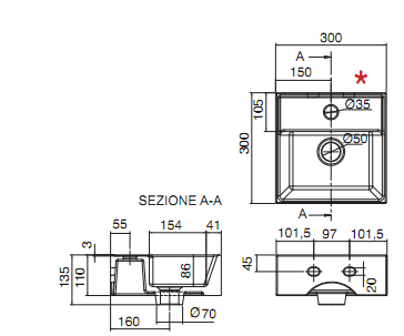 Раковина Scarabeo  Teorema  8036