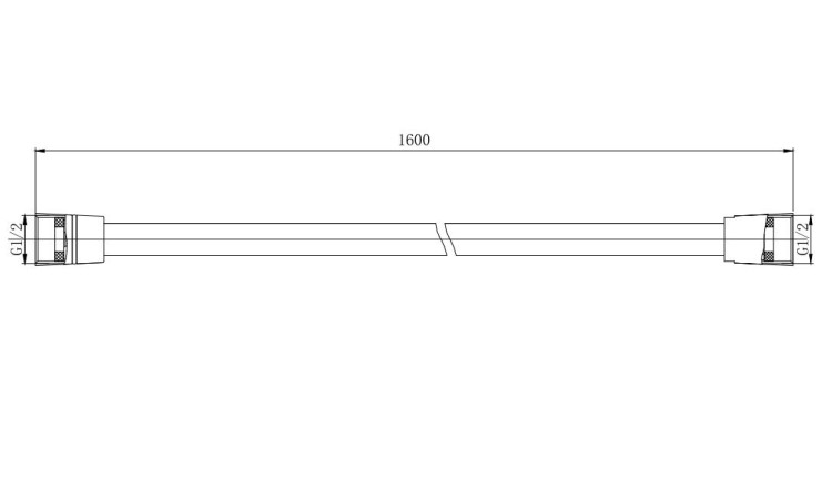 Шланг для душа 160см Aquatek AQ2111CR