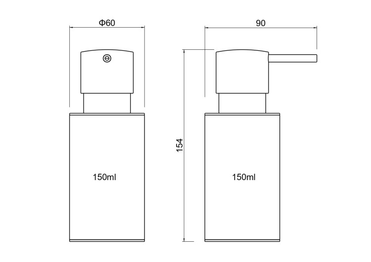 Дозатор настольный Aquatek AQ4229CR Оберон