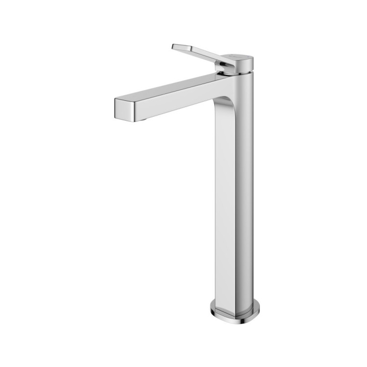 Смеситель для накладной раковины без донного клапана Cezares ALBANO-LMC-CRM-W0