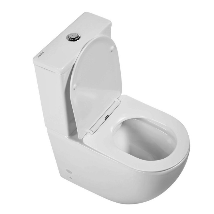 Сиденье дюропластовое с быстросъёмными петлями, механизмом Soft Close Cezares BB901SC