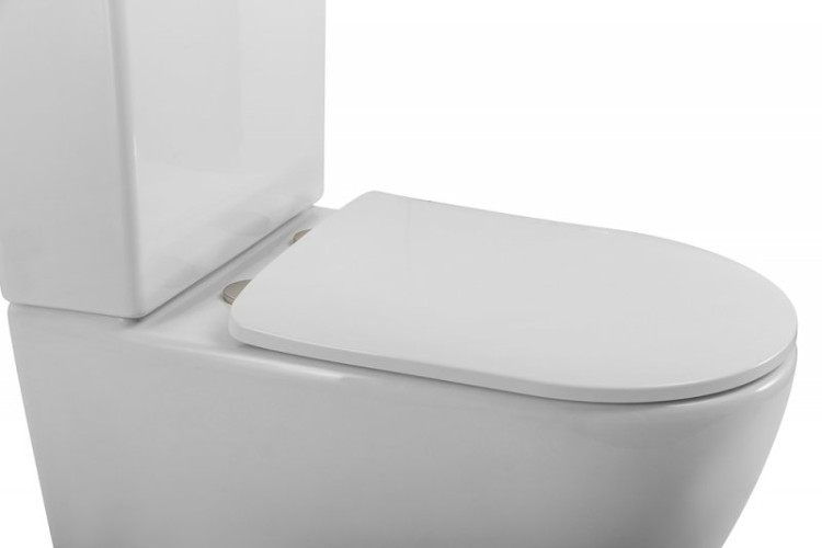 Сиденье дюропластовое с быстросъёмными петлями, механизмом Soft Close Cezares BB901SC