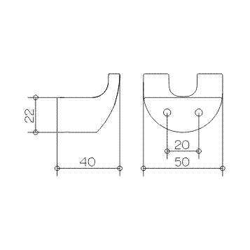 Крючок для полотенца Keuco Elegance New 11613 010000