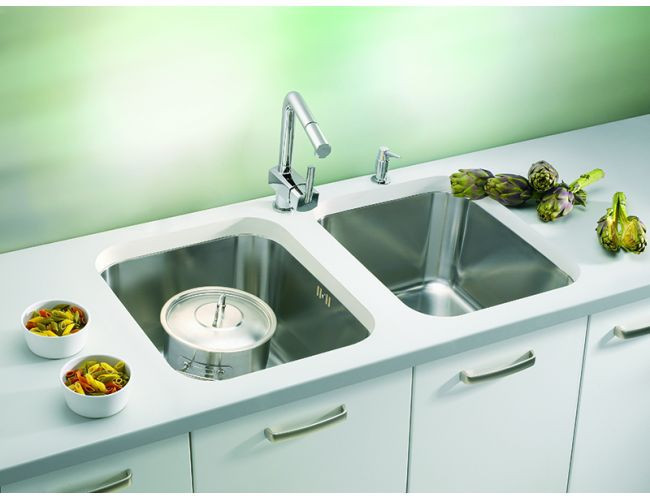 Мойка VARIANT 10 SAT-90 480X400X180 слив вдоль длинной стороны в комп. с сифоном 1130550,