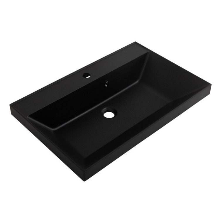 База под раковину напольная с двумя выкатными ящиками, 700x450x800 BelBagno MARINO-700-2C-PIA-BL-P
