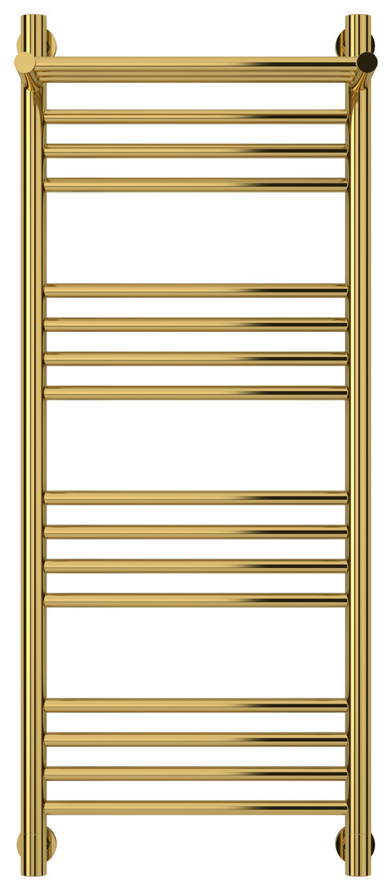 Полотенцесушитель водяной Сунержа Богема с полкой+ 1000х400 Золото
