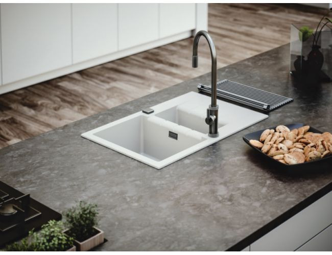 Мойка ALVEUS GRANITAL CADIT 70 ARCTIC - G11 790 X 500 в компл с 1132822,