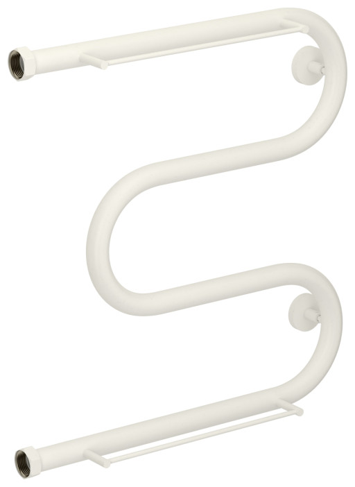 Полотенцесушитель водяной Сунержа М-образный 2 полки 500х500 Матовый белый