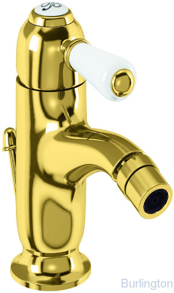 Смеситель для биде на 1 отверстие, с донным клапаном [CH23 GOL]