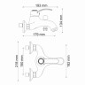 WasserKRAFT Isar 1301 Смеситель для ваннкороткиизливом
