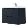 База под раковину подвесная с двумя выкатными ящиками 1000x450x570 BelBagno VITTORIA-1000-2C-SO-BL