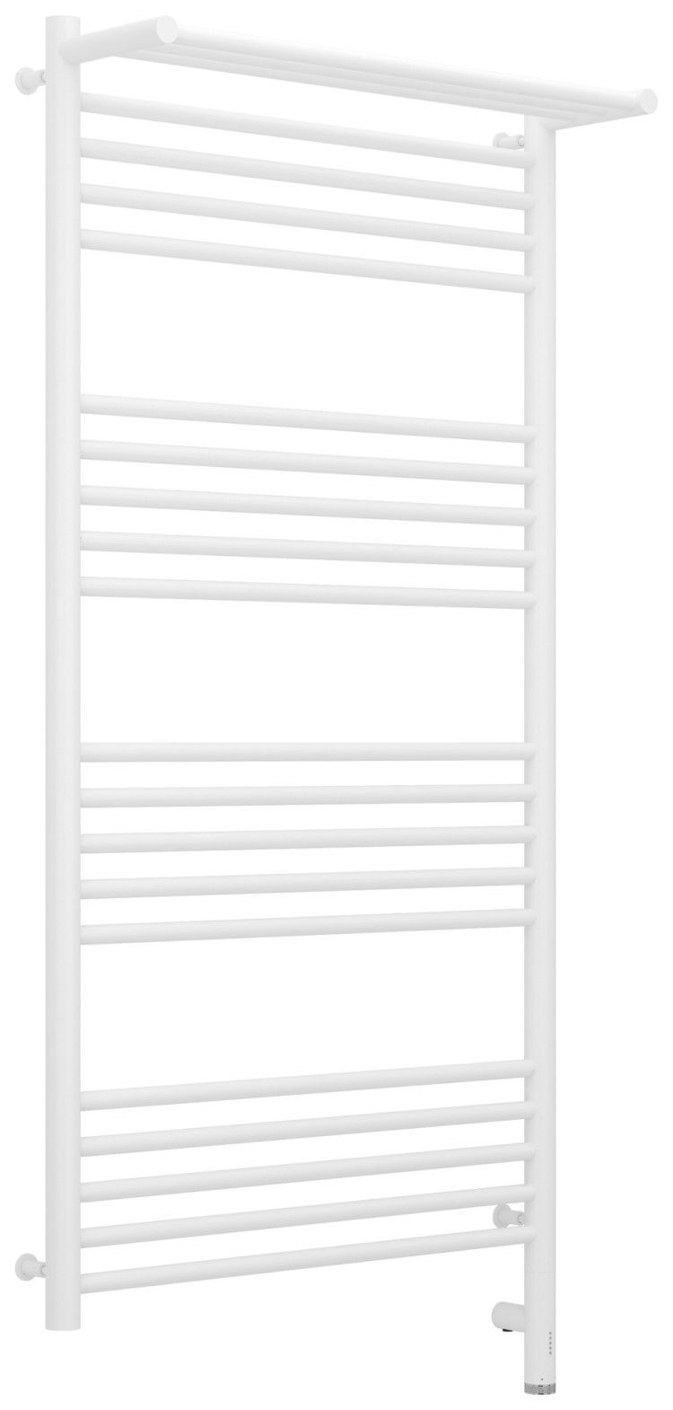 Полотенцесушитель электрический Сунержа Богема с полкой 3.0 1200х600 / МЭМ правый Матовый белый