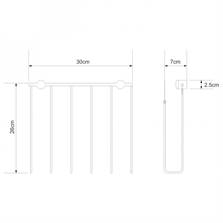 WasserKRAFT K-311 Держатель для газет