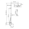 WasserKRAFT A188.116.137.010.CH Thermo Душевой комплект с термостатическим смесителем
