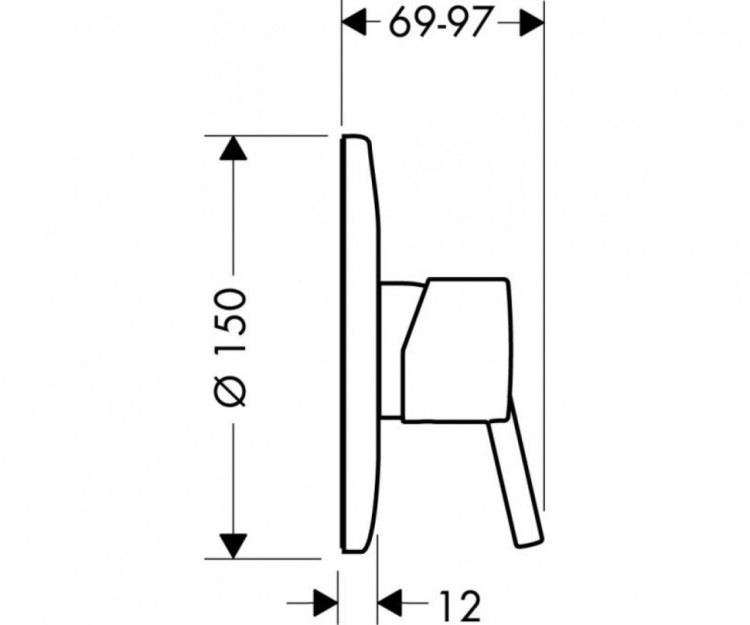 Смеситель для душа Hansgrohe Talis S 32635000