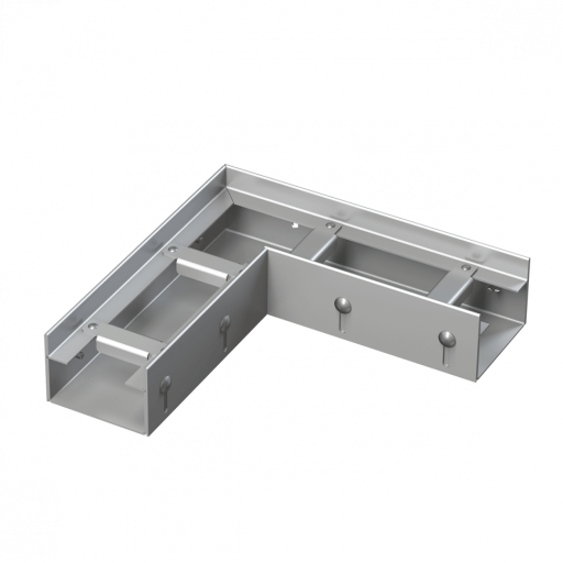 Дренажный угловой желоб 75 мм регулируемый, нержавеющая сталь Alcadrain ADZ331VR