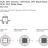 Душевой трап Pestan Confluo Standard Vertical Dry Ceramic Cezares 13000112