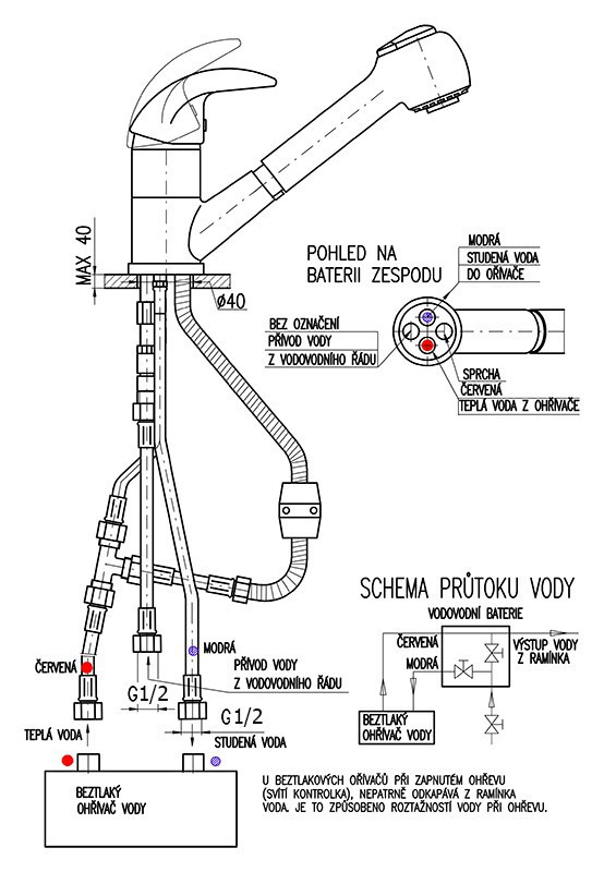 Смеситель для кухни Rav Slezak E410.5