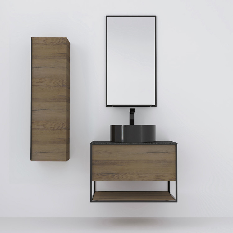 Комплект мебели для ванной Steal 75