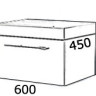 Тумба Astra Form Соло 60 выдвижная дверца