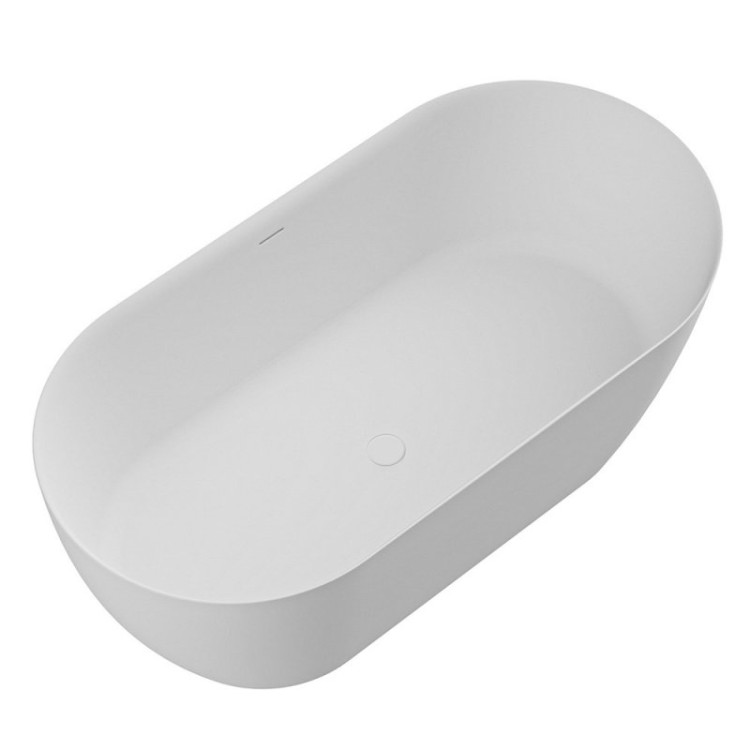Ванна из искусственного камня Solid Surface 1500х750х570 Cezares CZR-RELAX-150-75-57-SSB