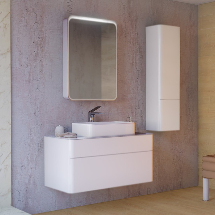 Тумба под раковину Raval Pure 100 подвесная