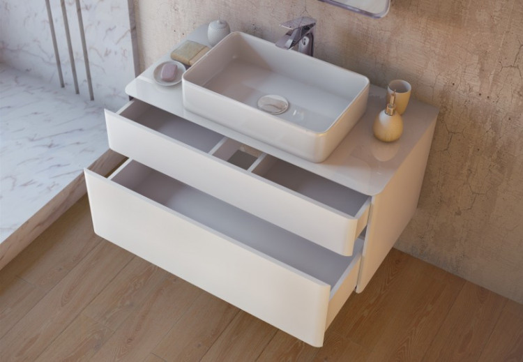 Тумба под раковину Raval Pure 100 подвесная