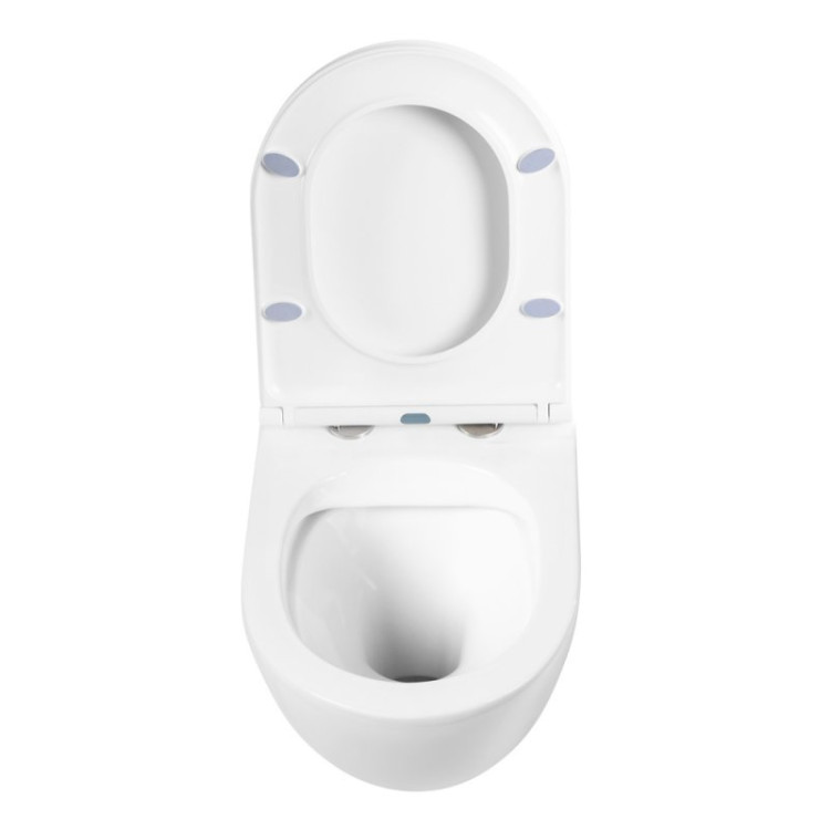 Сиденье дюропластовое с быстросъёмными петлями, механизмом Soft Close Cezares BB902SC