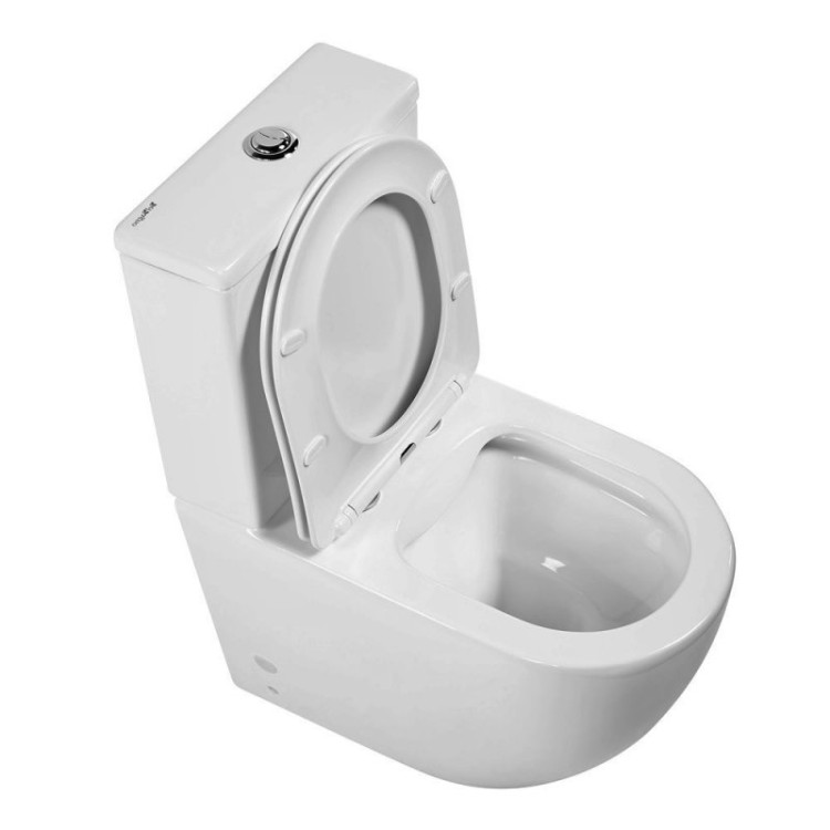 Сиденье дюропластовое с быстросъёмными петлями, механизмом Soft Close Cezares BB902SC