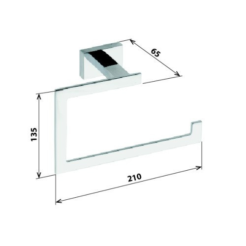 Кольцо для полотенец Bemeta Plaza 118104062