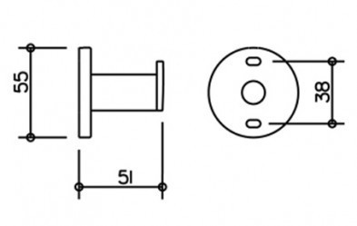 Крючок для полотенца Keuco Plan 14914 010000