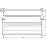Полка для полотенец Hansgrohe Logis Universal 41720000