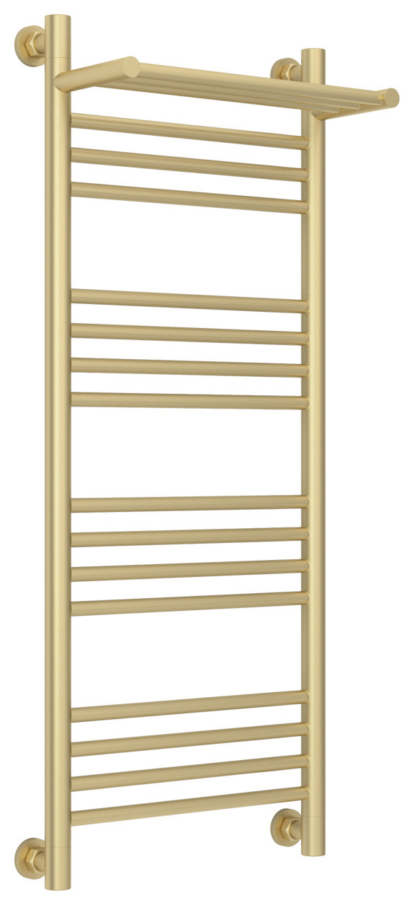 Полотенцесушитель водяной Сунержа Богема с полкой+ 1000х400 Матовая шампань