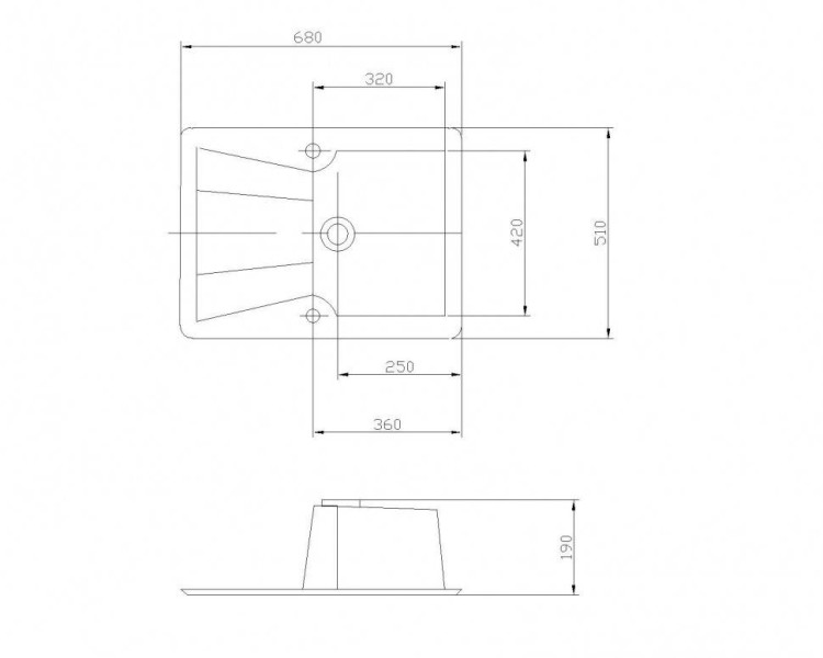 Кухонная мойка Акватон Монца