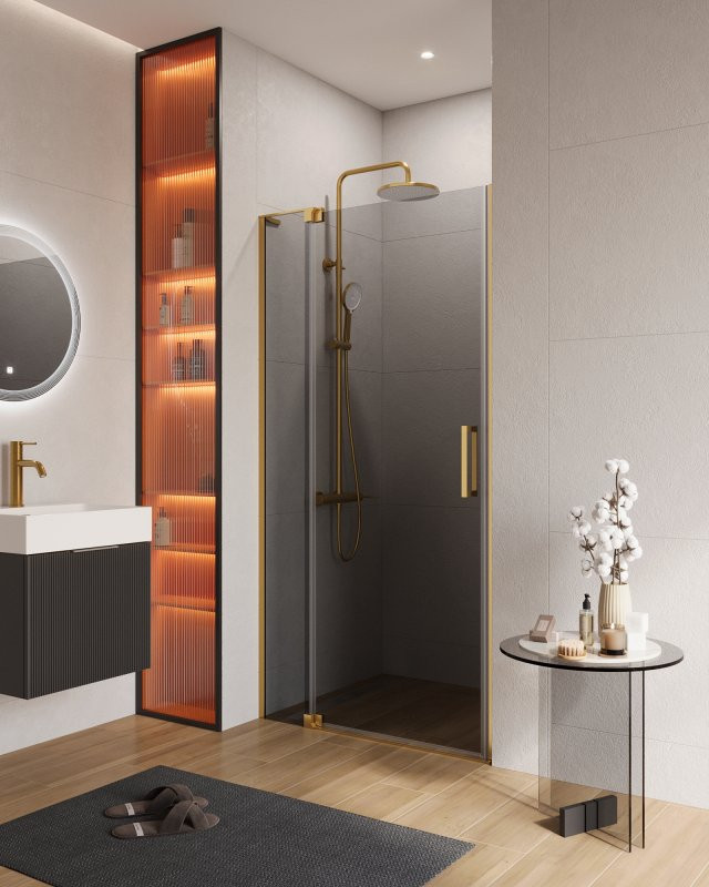 Душевая дверь в нишу SLIDER-B-1 Cezares SLIDER-B-1-90/100-C-Cr