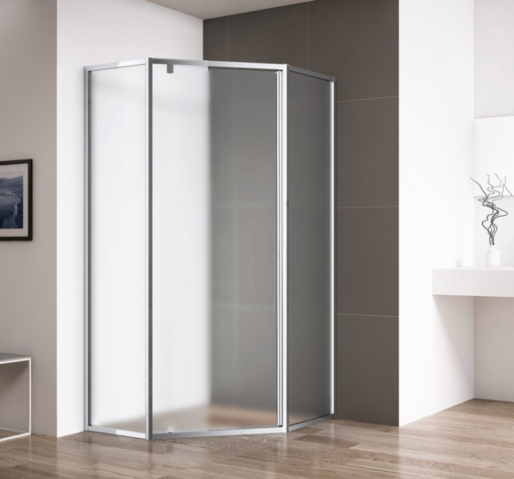 Душевой уголок ECO-O-P-1-Cr Cezares ECO-O-P-1-100-P-Cr