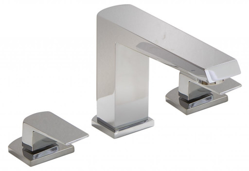 Смеситель для раковины на три отверстия, без донного клапана BelBagno ARL-LTF-CRM