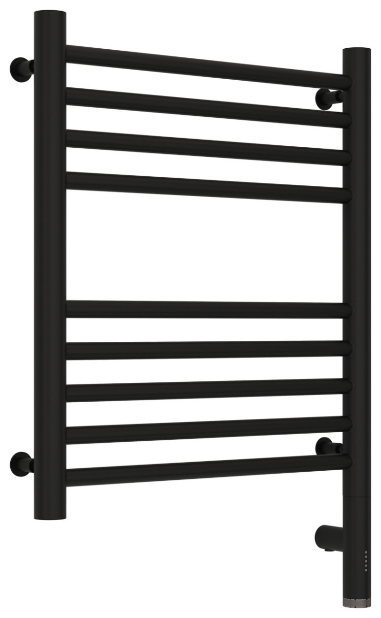 Полотенцесушитель электрический Сунержа Богема 3.0 прямая 500х400 МЭМ правый Матовый чёрный