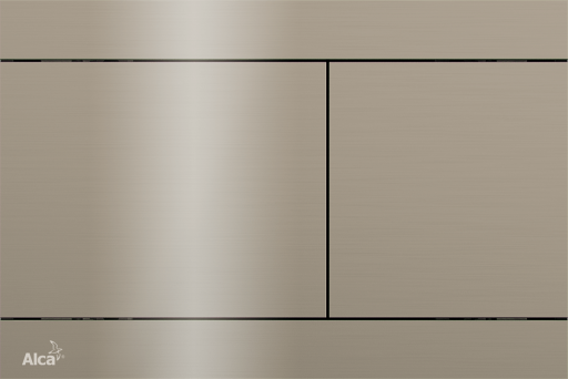 Кнопка управления для скрытых систем инсталляции, NICKEL-глянец Alcadrain FUN-N-P