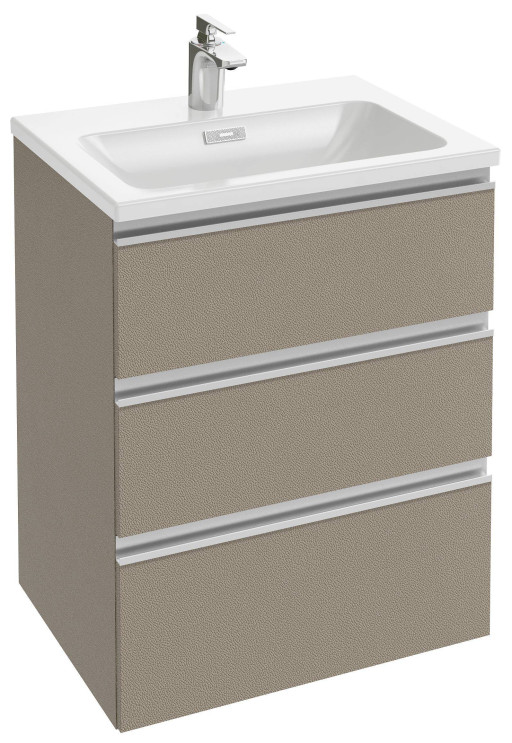 Мебель для раковины-столешницы 60 см, 2 выдвижных ящика, нежный аквамарин Jacob Delafon VOX EB2050-RA-M43