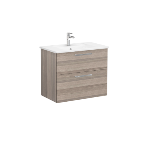 Модуль Root 80 см с квадратной раковиной, 2 ящика, кордоба