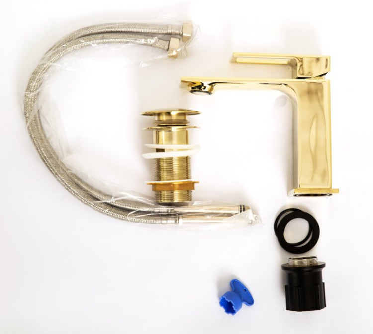 Смеситель для раковины без донного клапана Cezares LUC-LVM-CRM