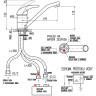 Смеситель для кухни Rav Slezak E415.5